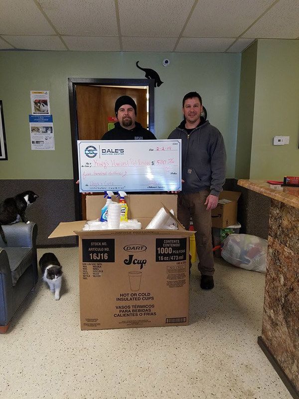 Dale's thank you photo